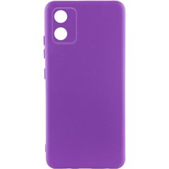 Чохол Silicone Cover Lakshmi Full Camera (A) для Motorola Moto E13 Фіолетовий / Purple
