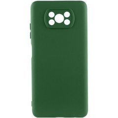 Чохол Silicone Cover Lakshmi Full Camera (A) для Xiaomi Poco X3 NFC / Poco X3 Pro Зелений / Dark green