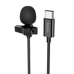 Уценка Микрофон петличный Hoco L14 Type-C Мятая упаковка / Black
