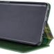 Кожаный чехол книжка GETMAN Cubic (PU) для Xiaomi Poco F5 Pro Зеленый фото 5