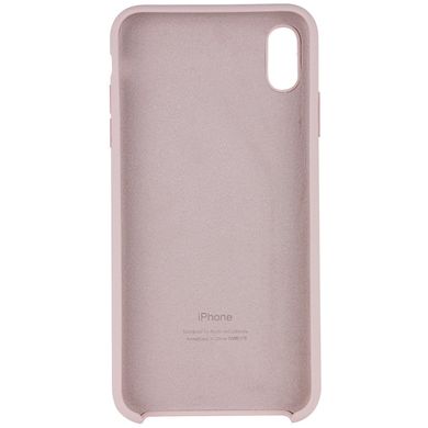 Уценка Чехол Silicone case (AAA) для Apple iPhone XS Max (6.5") Дефект упаковки / Розовый / Pink Sand