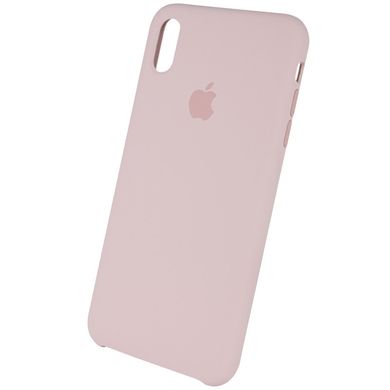 Уценка Чехол Silicone case (AAA) для Apple iPhone XS Max (6.5") Дефект упаковки / Розовый / Pink Sand