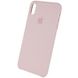 Уценка Чехол Silicone case (AAA) для Apple iPhone XS Max (6.5") Дефект упаковки / Розовый / Pink Sand фото 3