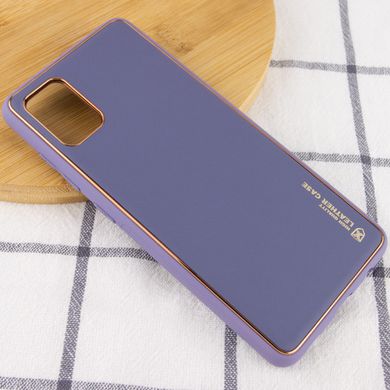 Кожаный чехол Xshield для Xiaomi Redmi Note 12 Pro 4G Серый / Lavender Gray