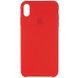 Уценка Чехол Silicone case (AAA) для Apple iPhone XS Max (6.5") Эстетический дефект / Красный / Red