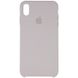 Уценка Чехол Silicone case (AAA) для Apple iPhone XS Max (6.5") Эстетический дефект / Серый / Stone