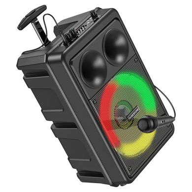 Уценка Bluetooth Колонка Borofone BP9 Dancing outdoor BT speaker Мятая упаковка / Black