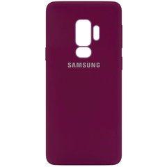 Уценка Чехол Silicone Cover My Color Full Camera (A) для Samsung Galaxy S9+ Эстетический дефект / Бордовый / Marsala