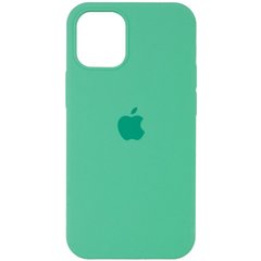 Уцінка Чохол Silicone Case Full Protective (AA) для Apple iPhone 12 Pro / 12 (6.1") Естетичний дефект / Зелений / Spearmint