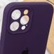 Уценка Чехол Silicone Case Full Camera Protective (AA) для Apple iPhone 12 Pro (6.1") Вскрытая упаковка / Фиолетовый / Elderberry фото 6
