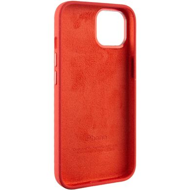 Уценка Чехол Silicone Case Metal Buttons (AA) для Apple iPhone 12 Pro / 12 (6.1") Дефект упаковки / Красный / Red