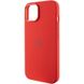 Уценка Чехол Silicone Case Metal Buttons (AA) для Apple iPhone 12 Pro / 12 (6.1") Дефект упаковки / Красный / Red фото 3