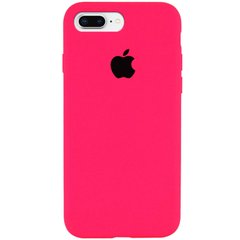 Чехол Silicone Case Full Protective (AA) для Apple iPhone 7 plus / 8 plus (5.5") Розовый / Barbie pink