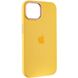 Уценка Чехол Silicone Case Metal Buttons (AA) для Apple iPhone 12 Pro / 12 (6.1") Дефект упаковки / Желтый / Sunglow