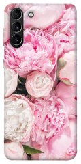Чохол itsPrint Pink peonies для Samsung Galaxy S21+