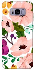 Чехол itsPrint Акварельные цветы для Samsung G955 Galaxy S8 Plus