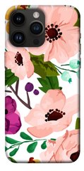 Чехол itsPrint Акварельные цветы для Apple iPhone 14 Pro Max (6.7")