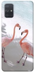 Чохол itsPrint Flamingos для Samsung Galaxy A71