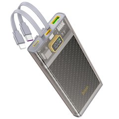 Портативное зарядное устройство Power Bank Hoco J104 Discovery Edition 22.5W with cable 10000 mAh Gray