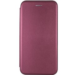 Кожаный чехол (книжка) Classy для Motorola Moto E13 Бордовый