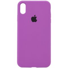 Чохол Silicone Case Full Protective (AA) для Apple iPhone XS Max (6.5") Фіолетовий / Grape
