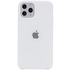 Чохол Silicone Case (AA) для Apple iPhone 11 Pro Max (6.5") Білий / White