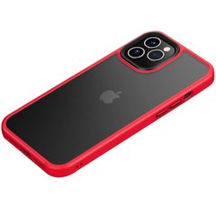 TPU+PC чохол Metal Buttons для Apple iPhone 12 Pro / 12 (6.1") Червоний
