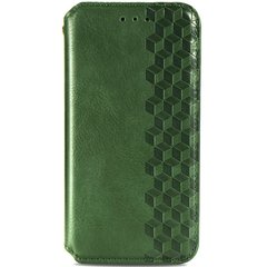 Кожаный чехол книжка GETMAN Cubic (PU) для Xiaomi 13 Зеленый