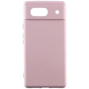 Чехол Silicone Cover Lakshmi Full Camera (AAA) для Google Pixel 7a Розовый / Pink Sand