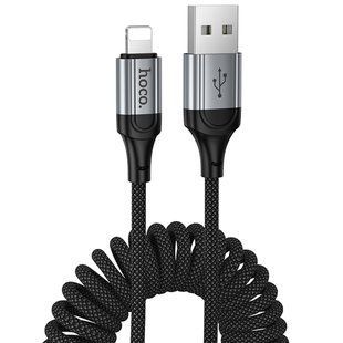 Дата кабель Hoco X121 Nuevo USB to Lightning 2.4A (1.5m) Black