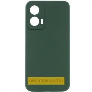 Чохол Silicone Cover Lakshmi Full Camera (AAA) для Motorola Edge 60 / Edge 60 Fusion Зелений / Cyprus Green