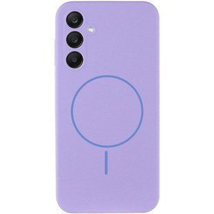 Чехол Silicone Cover Lakshmi Full Camera (AA) with Magnetic Fit для Samsung Galaxy S25 Сиреневый / Dasheen