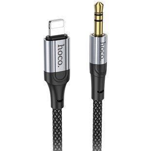 Аудіо кабель Aux Hoco UPA26 Fresh Lightning to 3.5mm (1m) Black