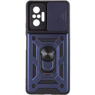 Чохол Ummi Camshield Serge Ring для Xiaomi Redmi Note 10 Pro / 10 Pro Max Синій / Navy