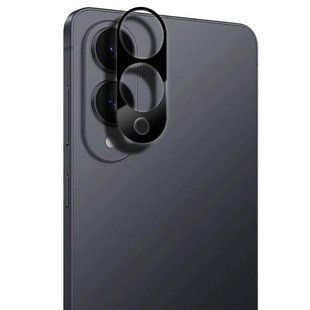 Захисне скло на камеру Full Block (тех.пак) для Samsung Galaxy S25 Edge Чорний