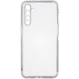 TPU чехол GETMAN Transparent 1,0 mm для Realme XT Бесцветный (прозрачный)