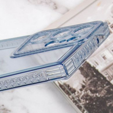Чехол TPU Starfall Clear для Samsung Galaxy S23 Ultra Голубой