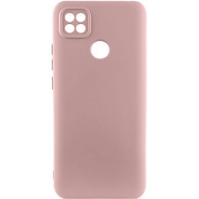 Чехол TPU GETMAN Liquid Silk Full Camera для Xiaomi Redmi 9C Розовый / Pink Sand