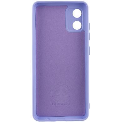 Чехол Silicone Cover Lakshmi Full Camera (AA) для Motorola Moto E13 Сиреневый / Dasheen