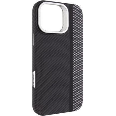 TPU чохол Pixel Craft with Magnetic Fit для Apple iPhone 17 (6.3") Carbon Line