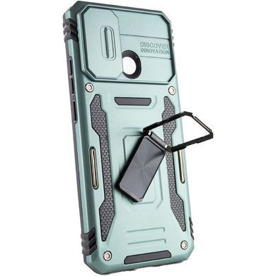 Ударопрочный чехол Camshield Army Ring для Xiaomi Redmi 10C Зеленый / Light Green