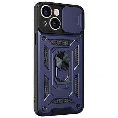 Чехол Ummi Camshield Serge Ring для Apple iPhone 14 (6.1") Синий / Navy