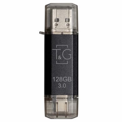 Флеш-накопитель T&G 009 Star Series 2in1 USB 3.0 (USB-A/C) &mdash; 128GB Черный