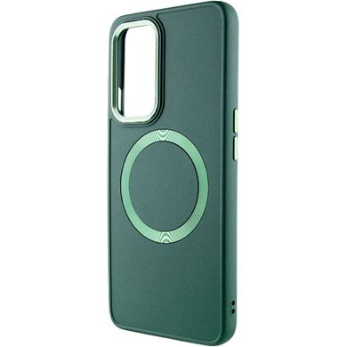 TPU чехол Bonbon Metal Style with MagSafe для OnePlus 9 Pro Зеленый / Army Green