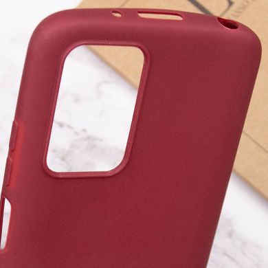 Силиконовый чехол Candy для Xiaomi Redmi 10 Бордовый