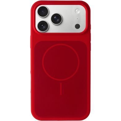 Чехол Silk Duo Color (AA) NO LOGO with Magnetic Fit для Apple iPhone 17 Pro Max / 18 Pro Max (6.9") Red