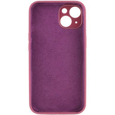 Чохол Silk Full Camera Protective (AA) NO LOGO для Apple iPhone 15 Plus (6.7") Бордовий / Plum
