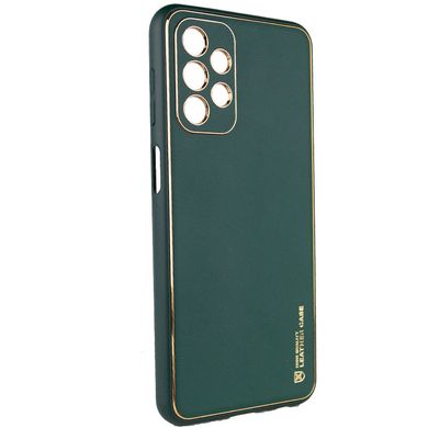 Кожаный чехол Xshield для Samsung Galaxy A33 5G Зеленый / Army green