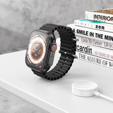 Уцінка Смарт-годинник Hoco Smart Watch Y12 Ultra (call version) М'ята упаковка / Black