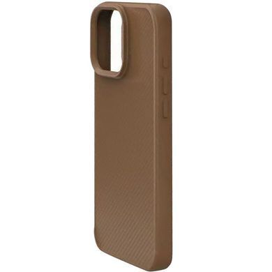 TPU чехол Carbon Protective with Magnetic Fit для Apple iPhone 15 Pro Max (6.7") Coffee